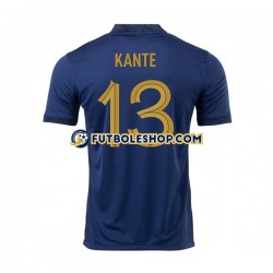 Primera Equipación del Francia Kante 13 World Cup 2022 Manga Corta para Hombre