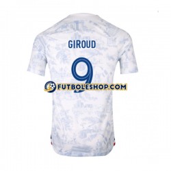 Segunda Equipación del Francia Olivier Giroud 9 World Cup 2022 Manga Corta para Hombre