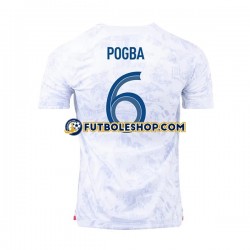 Segunda Equipación del Francia Pogba 6 World Cup 2022 Manga Corta para Hombre