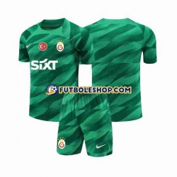 Primera Equipación del Galatasaray Portero 2023-2024 Manga Corta para Niño (Camiseta y pantalón)