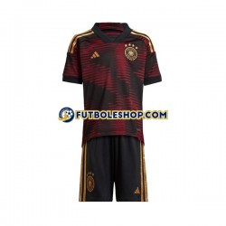 Segunda Equipación del Alemania World Cup 2022 Manga Corta para Niño (Camiseta y pantalón)