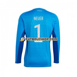 Primera Equipación del Alemania Portero Manuel Neuer 1 World Cup 2022 Manga Corta para Hombre