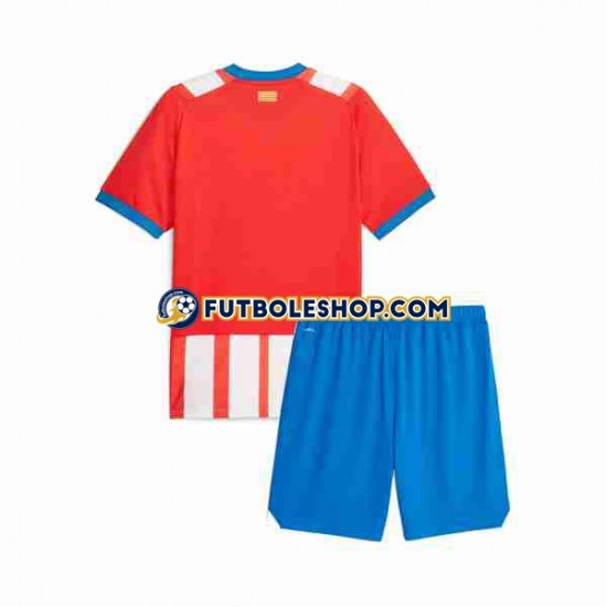 Primera Equipación del Girona 2023-2024 Manga Corta para Niño (Camiseta y pantalón)