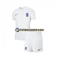 Segunda Equipación del Grecia 2022-2023 Manga Corta para Niño (Camiseta y pantalón)