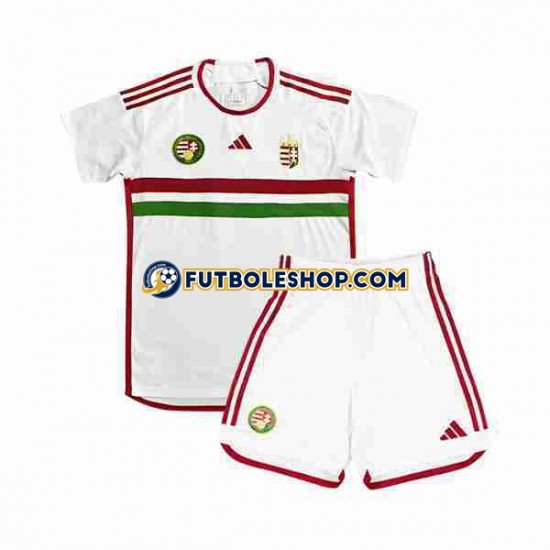 Segunda Equipación del Hungray 2022 Manga Corta para Niño (Camiseta y pantalón)