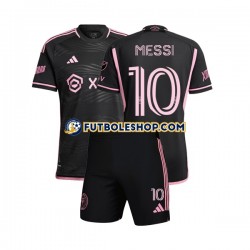 Segunda Equipación del Inter Miami Lionel Messi 10 2023 Manga Corta para Niño (Camiseta y pantalón)