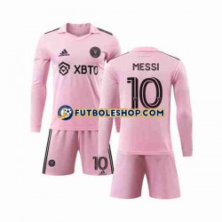 Primera Equipación del Inter Miami Lionel Messi 10 2023-2024 ML para Niño (Camiseta y pantalón)