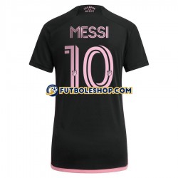 Segunda Equipación del Inter Miami Lionel Messi 10 2023 Manga Corta para Mujer