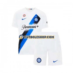 Segunda Equipación del Inter Milan 2023-2024 Manga Corta para Niño (Camiseta y pantalón)