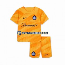 Primera Equipación del Inter Milan Portero 2023-2024 Manga Corta para Niño (Camiseta y pantalón)