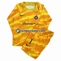 Primera Equipación del Inter Milan Portero Sommer 1 2023-2024 ML para Niño (Camiseta y pantalón)