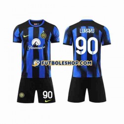 Primera Equipación del Inter Milan Lukaku 90 2023-2024 Manga Corta para Niño (Camiseta y pantalón) Primera Equipación del Inter Milan Lukaku 90 2023-2024 Manga Corta para Niño (Camiseta y pantalón)