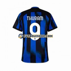 Primera Equipación del Inter Milan Marcus Thuram 9 2023-2024 Manga Corta para Hombre