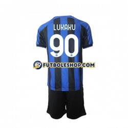 Primera Equipación del Inter Milan Romelu Lukaku 90 2022-2023 Manga Corta para Niño (Camiseta y pantalón) Primera Equipación del Inter Milan Romelu Lukaku 90 2022-2023 Manga Corta para Niño (Camiseta y pantalón)