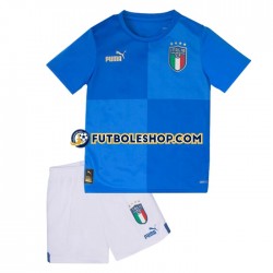Primera Equipación del Italia 2022 Manga Corta para Niño (Camiseta y pantalón)