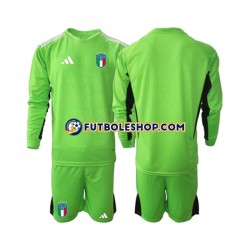 Primera Equipación del Italia Portero 2023 ML para Niño (Camiseta y pantalón)