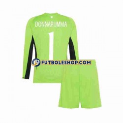 Primera Equipación del Italia Portero Donnarumma 1 2023 ML para Niño (Camiseta y pantalón)