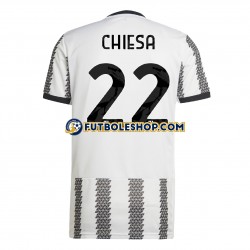 Primera Equipación del Juventus Chiesa 22 2022-2023 Manga Corta para Hombre