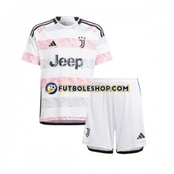 Segunda Equipación del Juventus 2023-2024 Manga Corta para Niño (Camiseta y pantalón)
