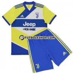 Tercera Equipación del Juventus 2021-2022 Manga Corta para Niño (Camiseta y pantalón)