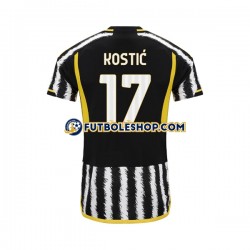 Primera Equipación del Juventus Filip Kostic 17 2023-2024 Manga Corta para Hombre