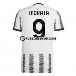 Primera Equipación del Juventus Morata 9 2022-2023 Manga Corta para Hombre