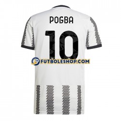 Primera Equipación del Juventus Pogba 10 2022-2023 Manga Corta para Hombre
