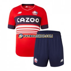 Primera Equipación del LOSC Lille 2022-2023 Manga Corta para Niño (Camiseta y pantalón) Primera Equipación del LOSC Lille 2022-2023 Manga Corta para Niño (Camiseta y pantalón)