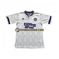 Primera Equipación del Leeds United Retro 1991-1992 Manga Corta para Hombre