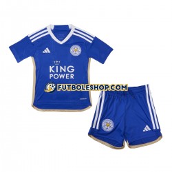 Primera Equipación del Leicester City 2023-2024 Manga Corta para Niño (Camiseta y pantalón)