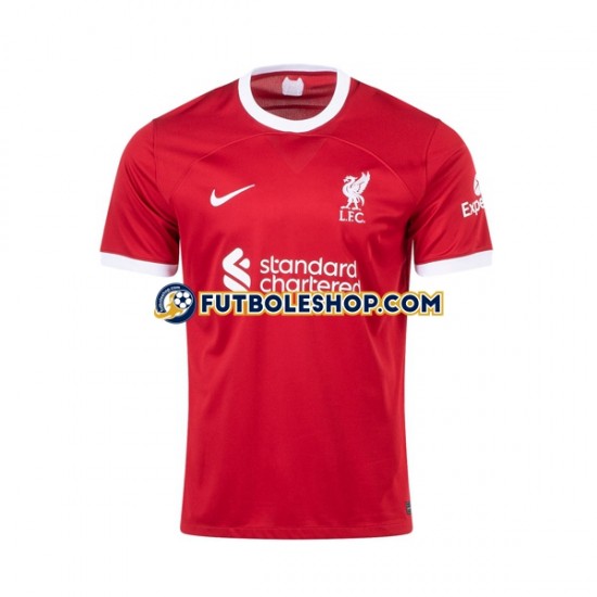 Primera Equipación del Liverpool Alexis Mac Allister 10 2023-2024 Manga Corta para Hombre