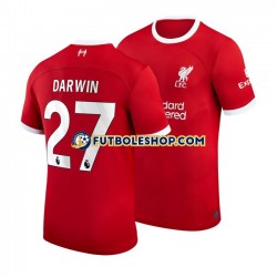 Primera Equipación del Liverpool Darwin Nunez 27 2023-2024 Manga Corta para Hombre