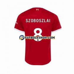 Primera Equipación del Liverpool Dominik Szoboszlai 8 2023-2024 Manga Corta para Hombre