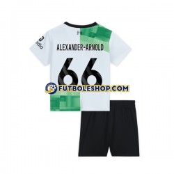 Segunda Equipación del Liverpool Trent Alexander-Arnold 66 2023-2024 Manga Corta para Niño (Camiseta y pantalón)
