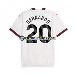 Segunda Equipación del Manchester City Bernardo Silva 20 2023-2024 Manga Corta para Hombre