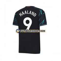 Tercera Equipación del Manchester City Erling Haaland 9 2023-2024 Manga Corta para Hombre