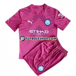 Primera Equipación del Manchester City Portero 2022-2023 Manga Corta para Niño (Camiseta y pantalón)