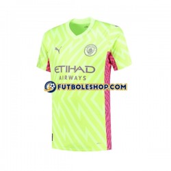 Tercera Equipación del Manchester City Portero 2023-2024 Manga Corta para Hombre