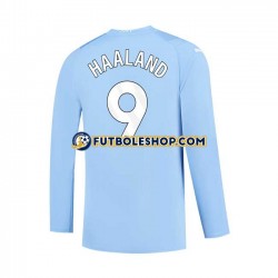 Primera Equipación del Manchester City Haaland 9 2023-2024 ML para Hombre Primera Equipación del Manchester City Haaland 9 2023-2024 ML para Hombre