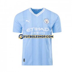 Primera Equipación del Manchester City Haaland 9 2023-2024 Manga Corta para Hombre