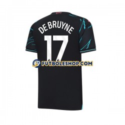 Tercera Equipación del Manchester City Kevin De Bruyne 17 2023-2024 Manga Corta para Hombre