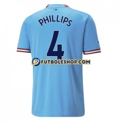 Primera Equipación del Manchester City PHILLIPS 4 2022-2023 Manga Corta para Hombre