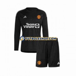 Tercera Equipación del Manchester United Portero 2023-2024 ML para Niño (Camiseta y pantalón)