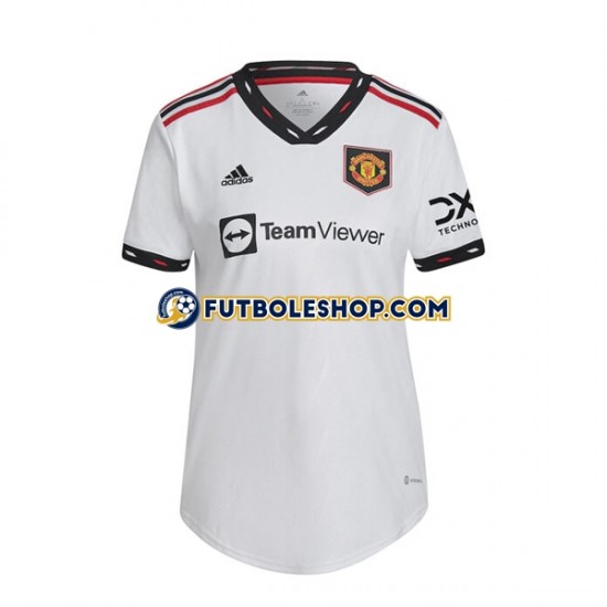 Segunda Equipación del Manchester United 2022-2023 Manga Corta para Mujer Segunda Equipación del Manchester United 2022-2023 Manga Corta para Mujer