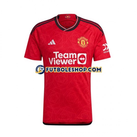 Primera Equipación del Manchester United Lindelof 2 2023-2024 Manga Corta para Hombre