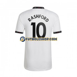 Segunda Equipación del Manchester United Rashford 10 2022-2023 Manga Corta para Hombre