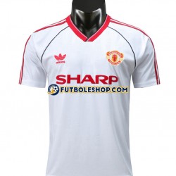 Segunda Equipación del Manchester United Retro 1988 Manga Corta para Hombre