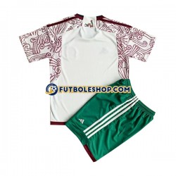 Segunda Equipación del México World Cup 2022 Manga Corta para Niño (Camiseta y pantalón)
