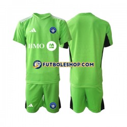 Primera Equipación del CF Montréal Portero 2023-2024 Manga Corta para Niño (Camiseta y pantalón)