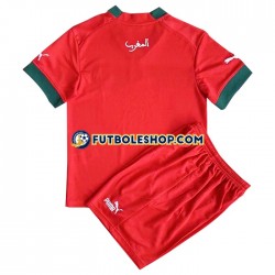 Primera Equipación del Marruecos World Cup 2022 Manga Corta para Niño (Camiseta y pantalón)